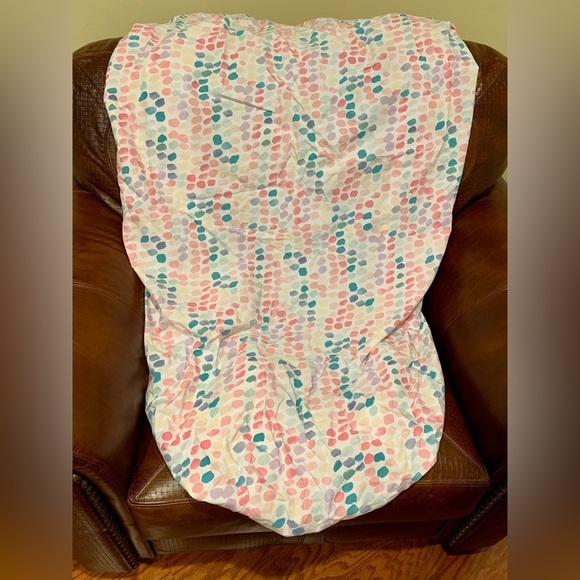 Pottery Barn Kids Pastel Print Organic Cotton Crib Sheets - Picture 1 of 4